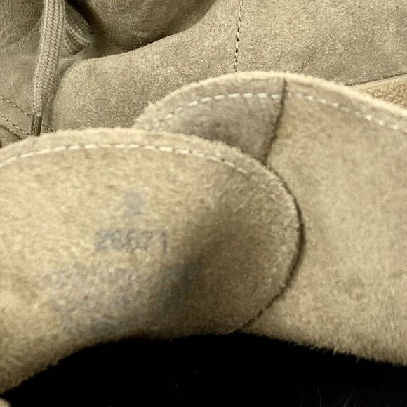 J. Crew Lace Up Ankle Wedge Booties Size 9 Tan Suede Comfort Desert Preppy Boots - Picture 14 of 14